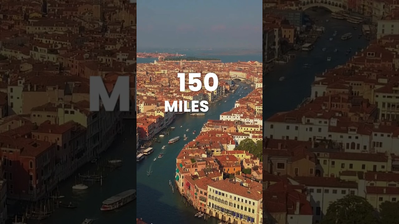 How Venice was built on water and now sinking