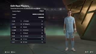 FC 26 Parma Overall Player Ratings