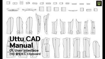13 클립보드 Clipboard | User Interface | Uttu CAD Manual with CLOVA Dubbing