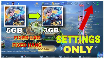 How to REDUCE MOBILE LEGENDS DATA STORAGE\LAG, HANG and FPS Drop