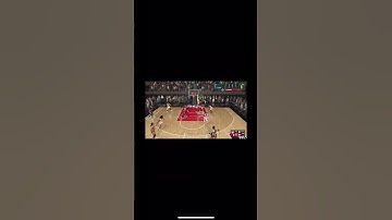 One the rarest dunk animations on 2k23 #nba #gaming #basketball