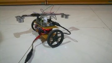 Arduino balancing Robot - Using Ultrasonic Sensors