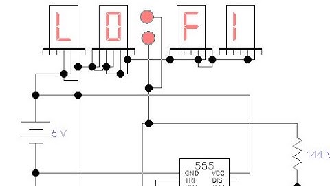 LOFI clock circuit on Electronics Workbench