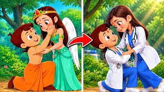 Chhota Bheem Cartoon Character in Doctor Version 👨‍⚕️🔥 | Chhota Bheem Doctor Transformation