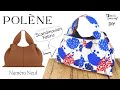 【ポレーヌ】ドレープが可愛いヌメロを北欧生地で作ってみた。 #totebag #diy #tutorial