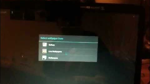 Android 4.0.1 ice cream sandwich running on pc