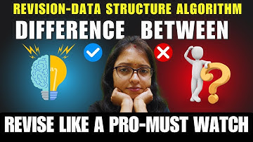 Quick Revision Important Topics of Data Structure Algorithm | Important Topics of Computer Science