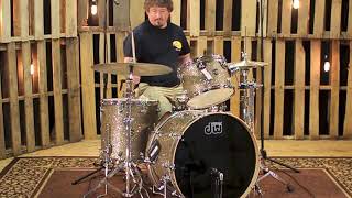 DW Performance Ginger Glitter Drum Set - 14x24,9x13,16x16