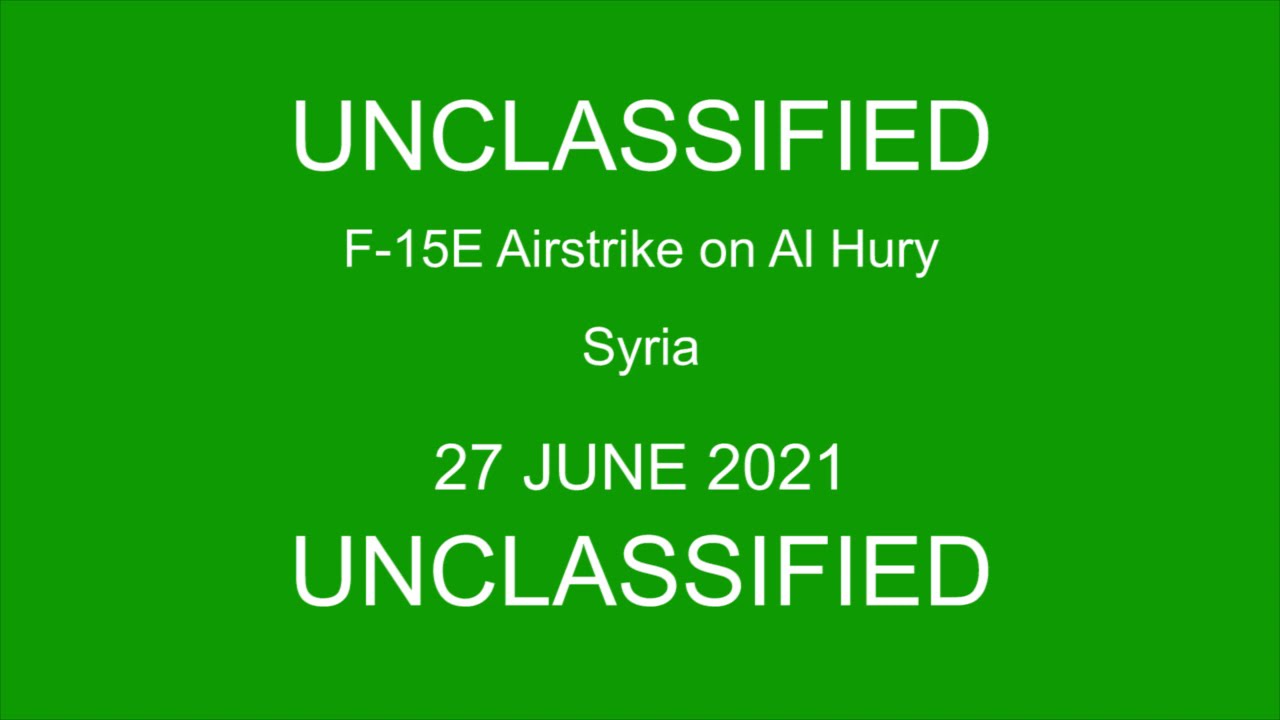 Defensive Precision Airstrikes in Iraq-Syria Border Region