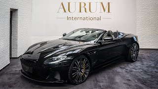 2021 Aston Martin DBS Superleggera Volante ONYX BLACK Walkaround by AURUM International [4K]