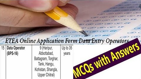 Data entry computer operator (Bps 16) jobs important mcqs with answers.