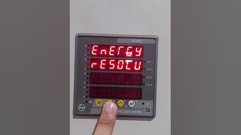 Multifunction Meter Programming & How to Check Power consumption KW ( WL4410_ L&T)