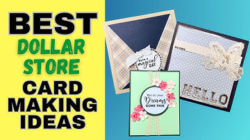 Dingen die je MOET ZIEN bij de Dollar Store om zelf kaarten te maken (bespaar geld in 2025)