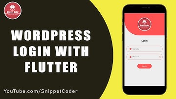 🔥 Login/Logout System in Flutter With Rest API & WordPress 🔥