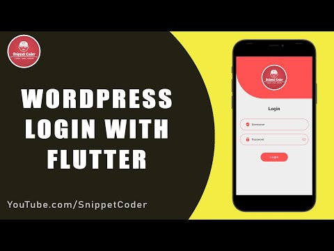 ? Login/Logout System in Flutter With Rest API & WordPress ?