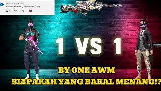 BY ONE AWM 1 VS 1 SIAPAKAH YANG MENANG !?🤔🗿#freefiree#capcut#ffws#cs#byone