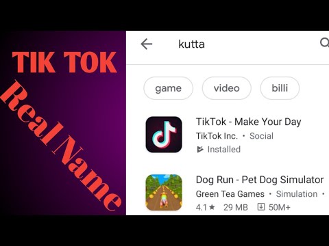 tiktok real name