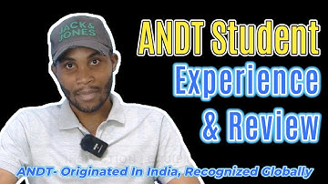 Best NDT Institute | ANDT Review by PEDRO SANGA from Angola | #NDT #placement #review