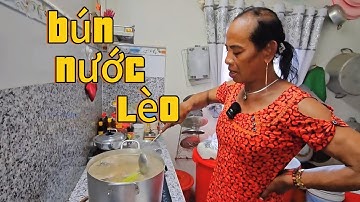 Idol Sương Sương Chia Sẻ Cách Nấu Bún Nước Lèo Sóc Trăng,,Rất Ngon Và Rất Thơm,,Đặc Sản Sóc Trăng..!