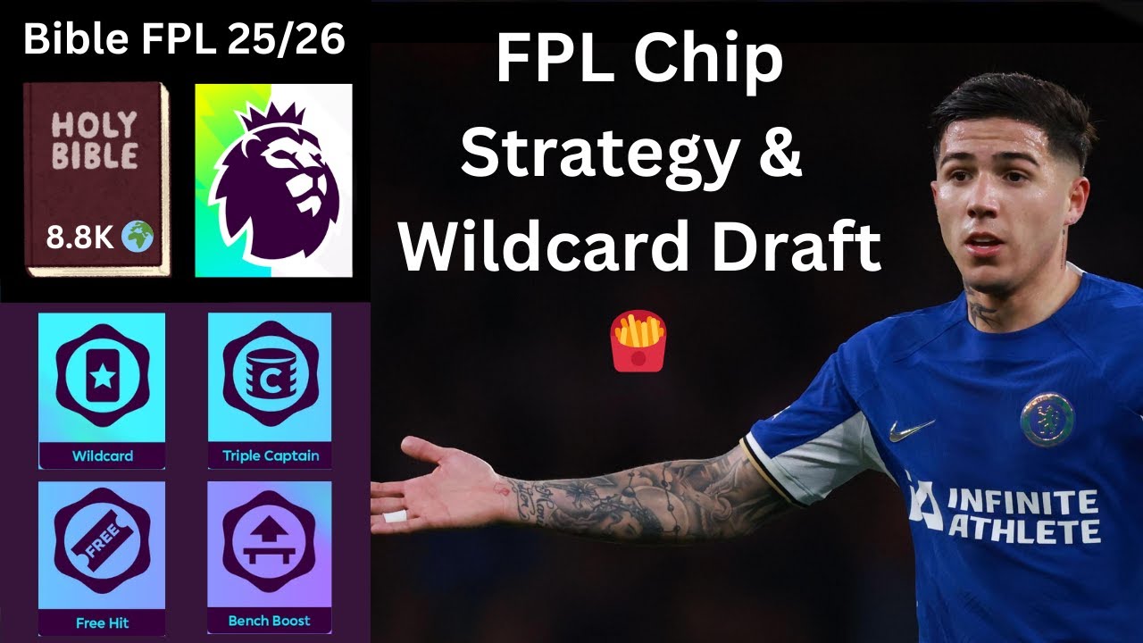 8.8K 🌍 WHAT IS THE MOST OPTIMAL FPL CHIP STRATEGY? GW22 WILDCARD DRAFT, Fantasy Premier League 25/26