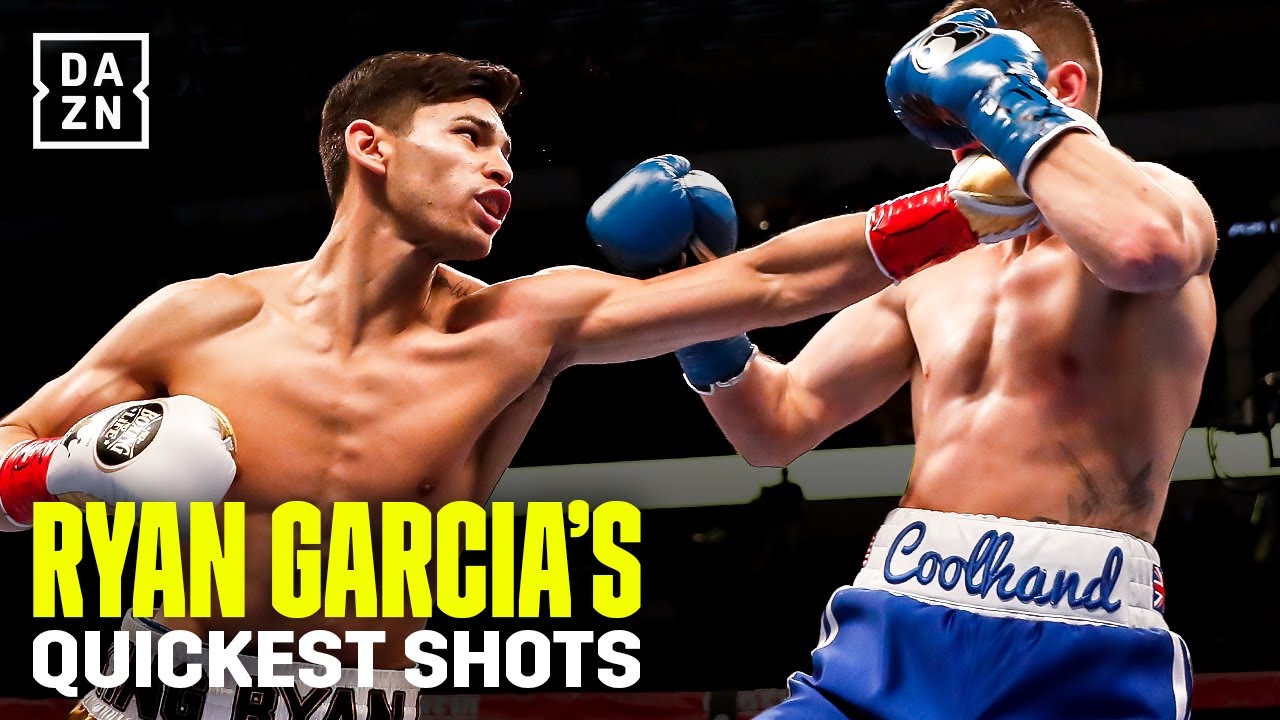 BLINK AND YOU'LL MISS IT! 🥊💨 Ryan Garcia's Quickest Punches YouTube