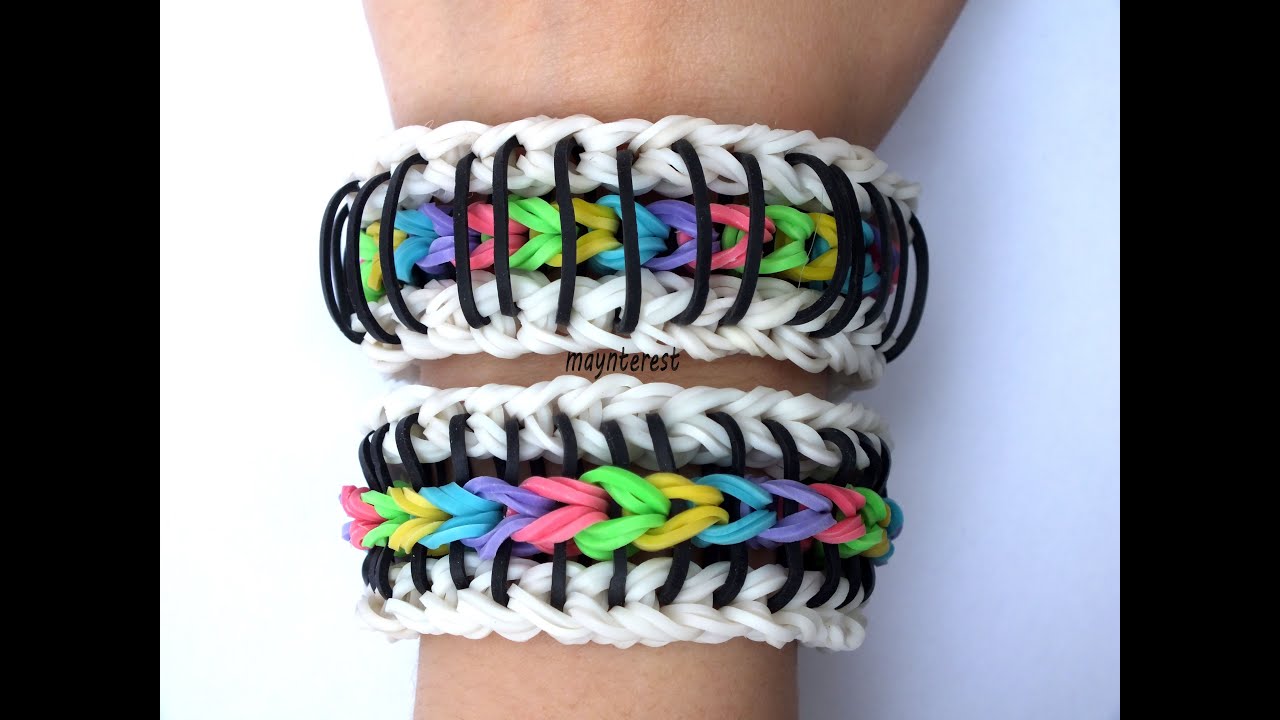 PULSERA reversible de GOMITAS pinstripe (con tenedores)