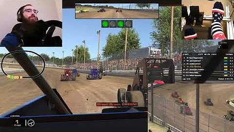 What A Rush! Ripping The Dirt Midget on Iracing!