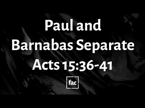 Paul and Barnabas