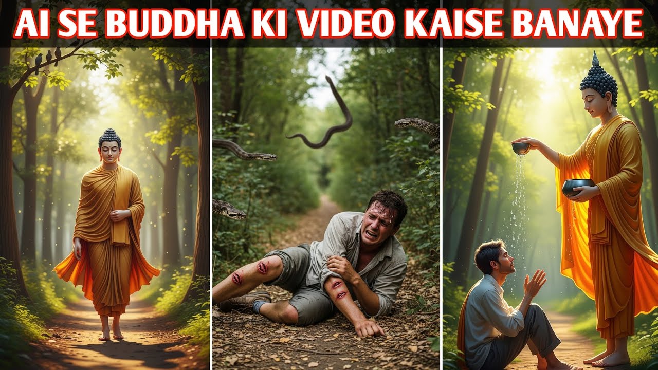 AI Se Buddha Ki Story Video Kaise Banaye | Step-by-Step Guide | AI Story Video |