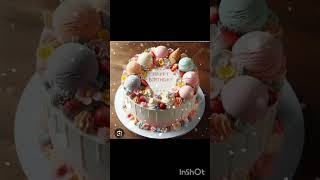 # beautiful design cake # trading video # please subscribe me #