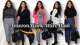 Amazon Work Attire Haul 2024 | Corporate Baddie, Office Outfits!