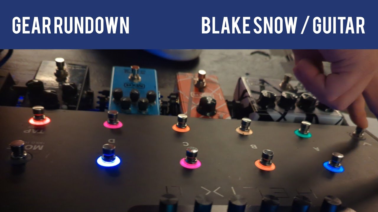 Gear Rundown | Blake Snow | Electric Guitar | Central Christian Church ...