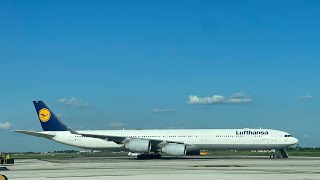 Lufthansa A340 Taking off 🛫
