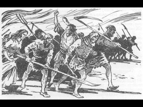 1381 год История самого масштабного восстания английских крестьян против своих нормандских помещиков