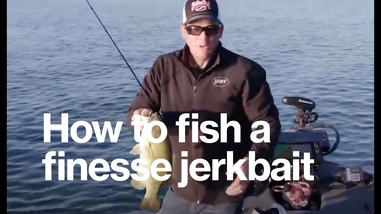 Kevin VanDam, how to fish a finesse jerkbait