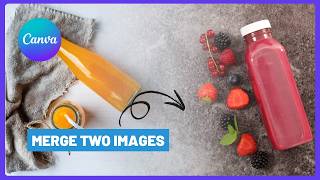 How to Merge Two Images Using Easy Reflections in Canva
