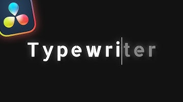 Create the TYPEWRITER EFFECT in 30sec | Davinci Resolve Tutorial