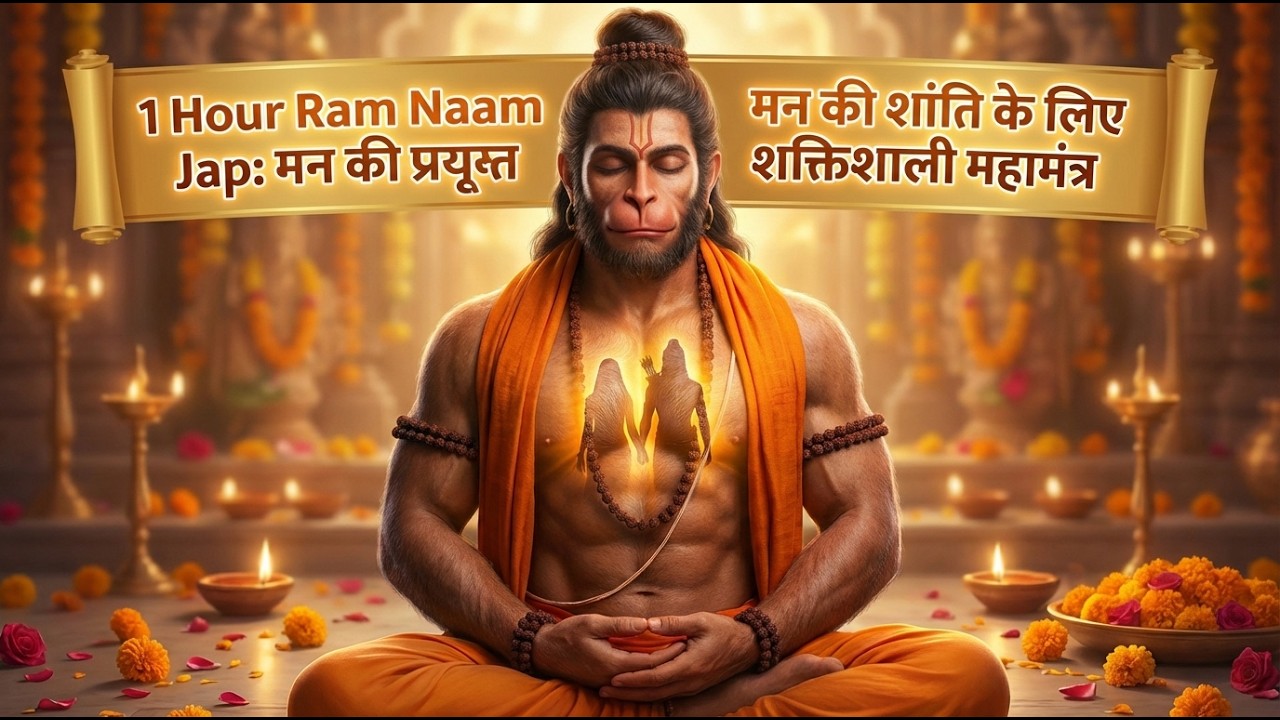 1 Hour Ram Naam Jap: मन की शांति के लिए शक्तिशाली महामंत्र