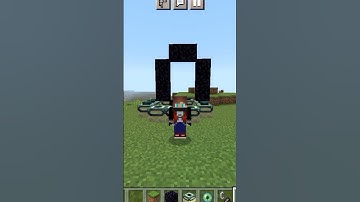 What If We Combine End Portal And Nether Portal#shorts