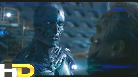 Terminator Genisys - John Connor(skynet) vs Sarah , Kyle and Guardian (Arnold)