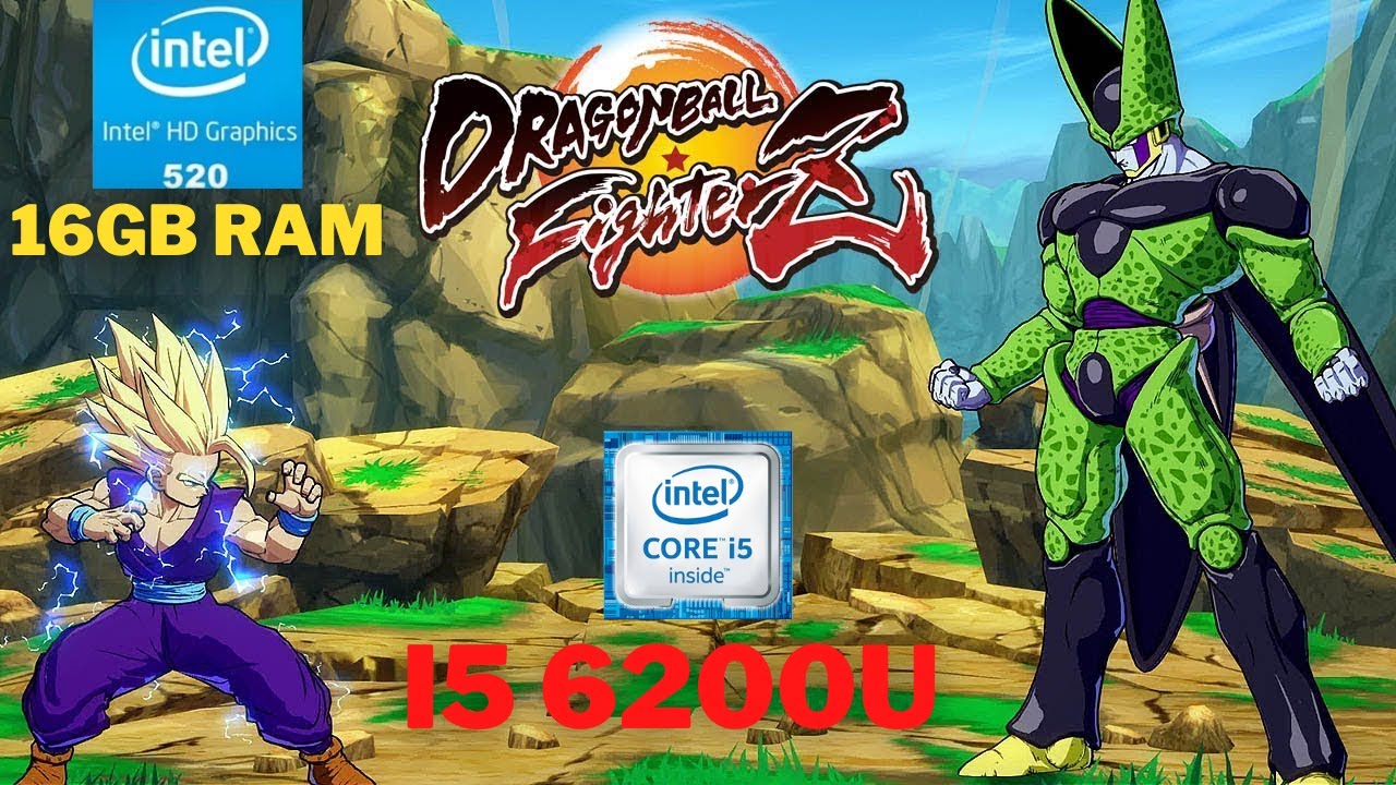 Dragon Ball FighterZ | Intel HD 520 | 16GB RAM | i5 6200u | XPG SX6000 PRO M 2 PCIe GEN3x4 SSD 256GB