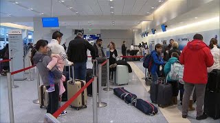 Winter storm causes thousands of flight cancellations