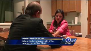 Early voters set new record in New Mexico