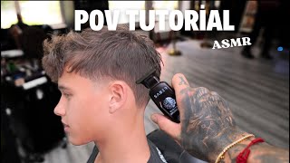POV Barber -Taper Fade Tutorial ASMR