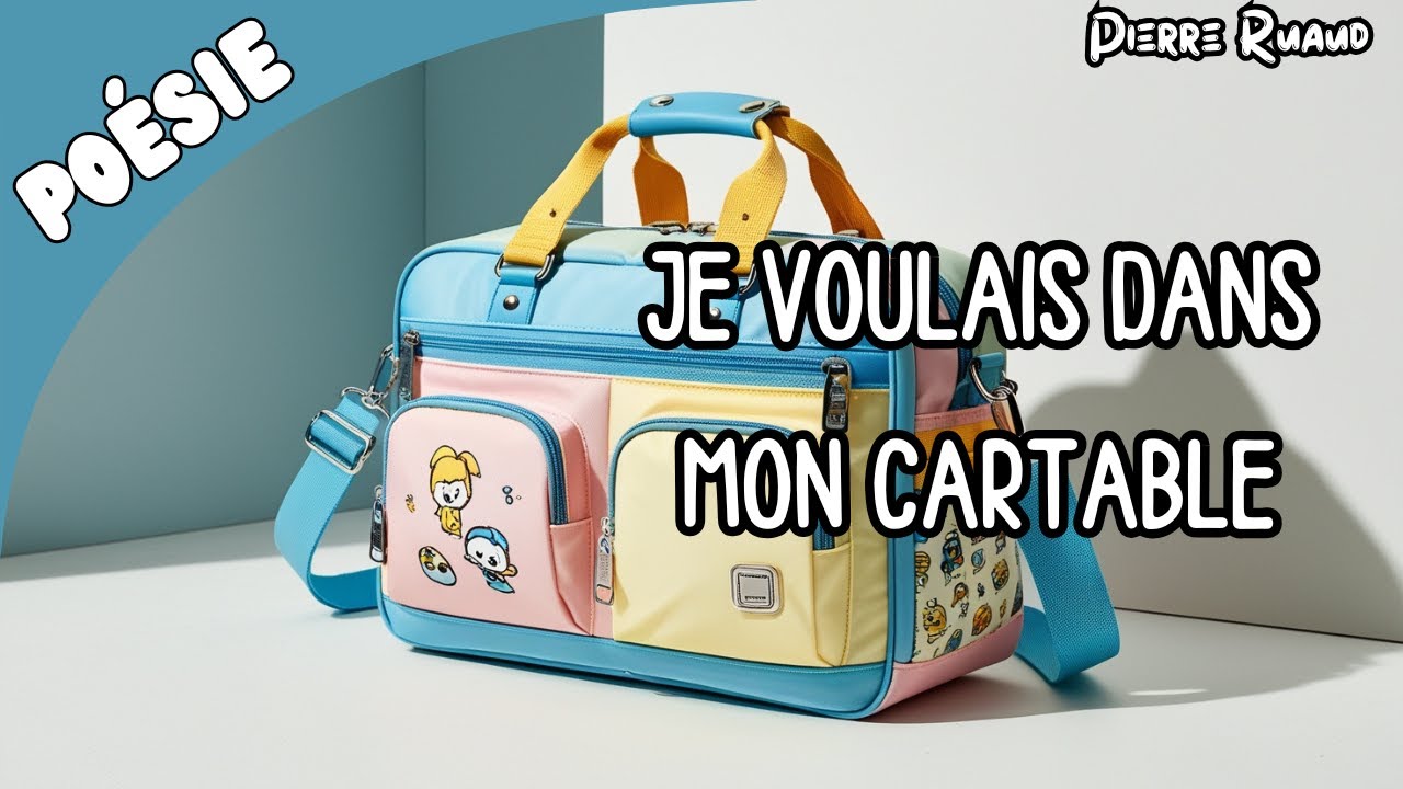 Poésie🎒Je voulais dans mon cartable, Pierre Ruaud🎒 - YouTube