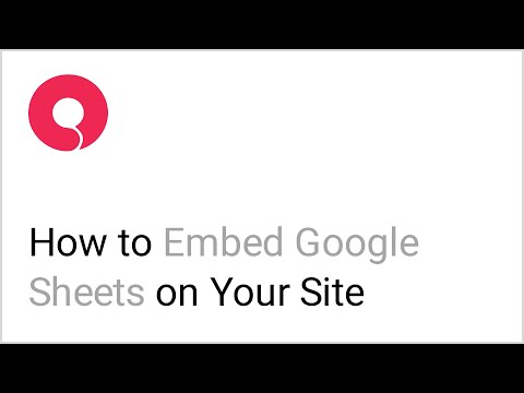 How to Embed Google Sheets in WordPress