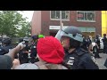 NYPD officers moving to arrest legal observers in Mott Haven on Thursday, June 4th