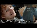 *日本語訳*【Ed Sheeran】I can&#39;t help falling in love wiht you
