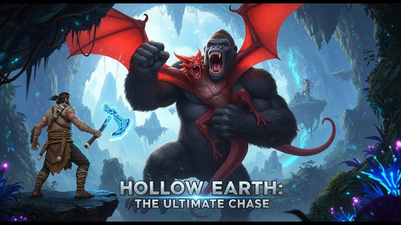 Kong vs Warbat Battle: Hollow Earth Discovery | AI Cinematic Movie | Monsterverse 2026