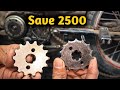 Don’t Change Full Chain Sprocket Kit! Front Sprocket Fix for 70cc Bike | Save 2500